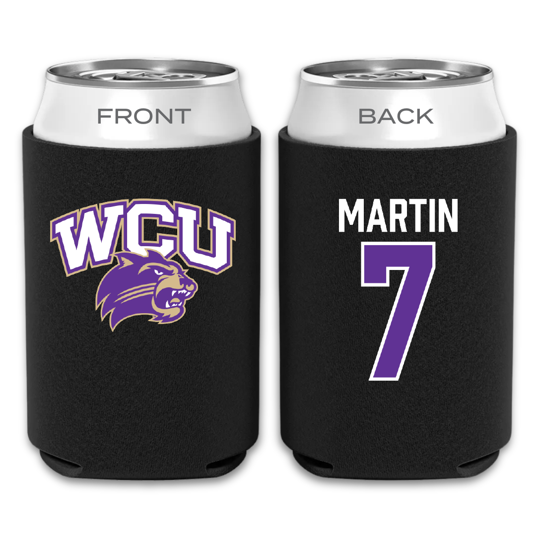 Western Carolina University Softball Black Can Cooler - #7 Makenzie Martin