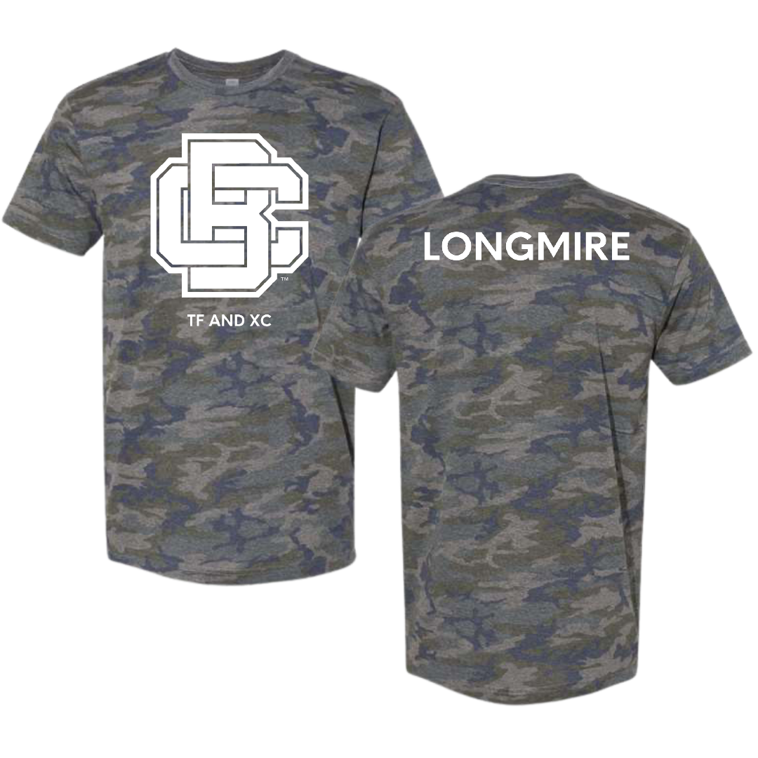 Bethune-Cookman University TF and XC Vintage Camo Tee - Ryan Longmire