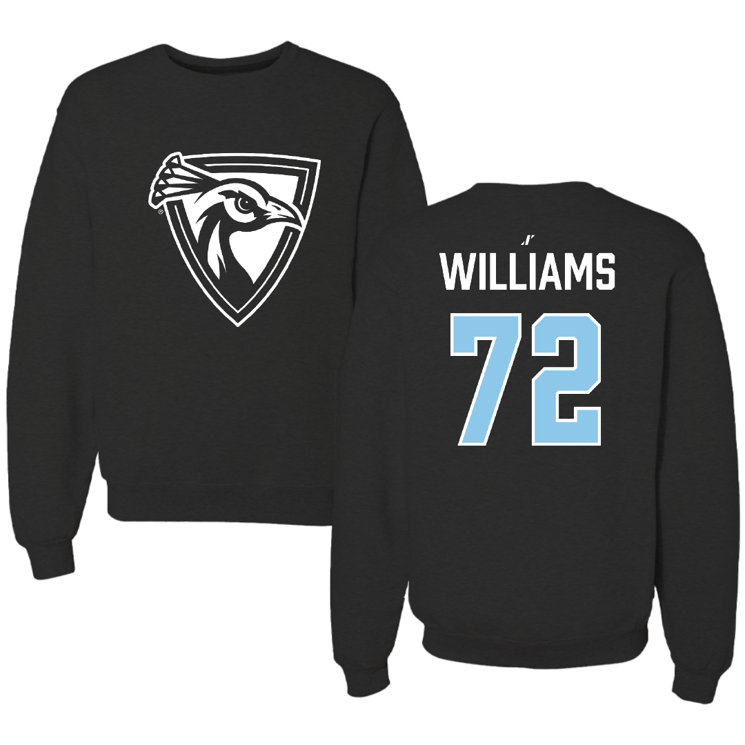Upper Iowa University Football Black Crewneck - #72 Caleb Williams