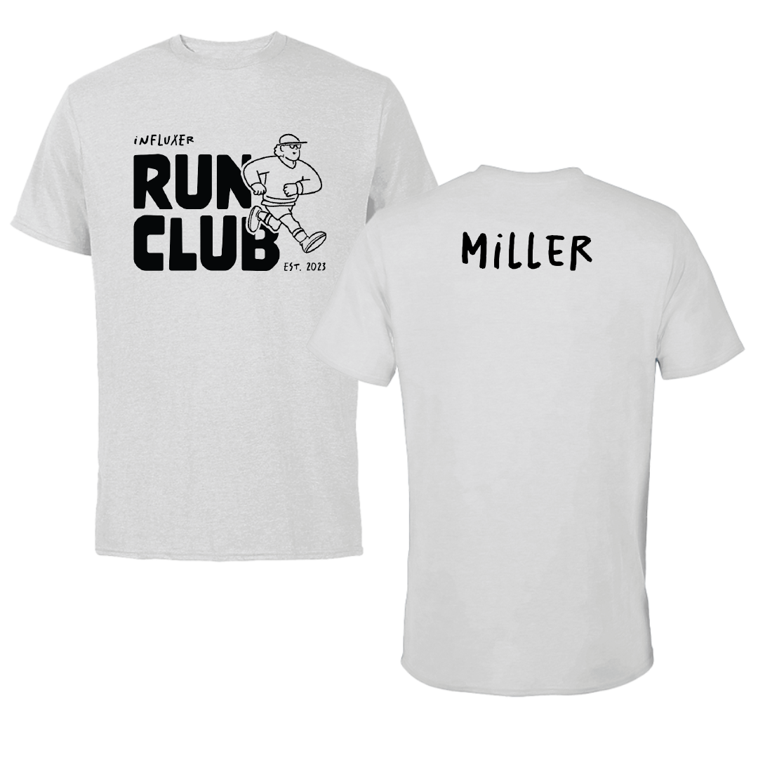 Austin Peay State University TF and XC Light Gray Influxer Run Club Performance Tee - Gabrielle Miller