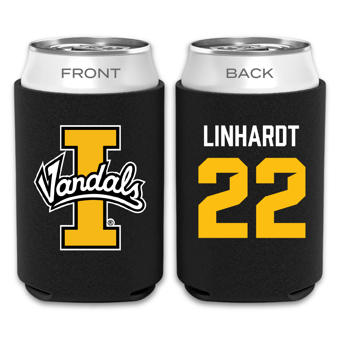 University of Idaho Basketball Black Can Cooler - #22 Tyler Linhardt