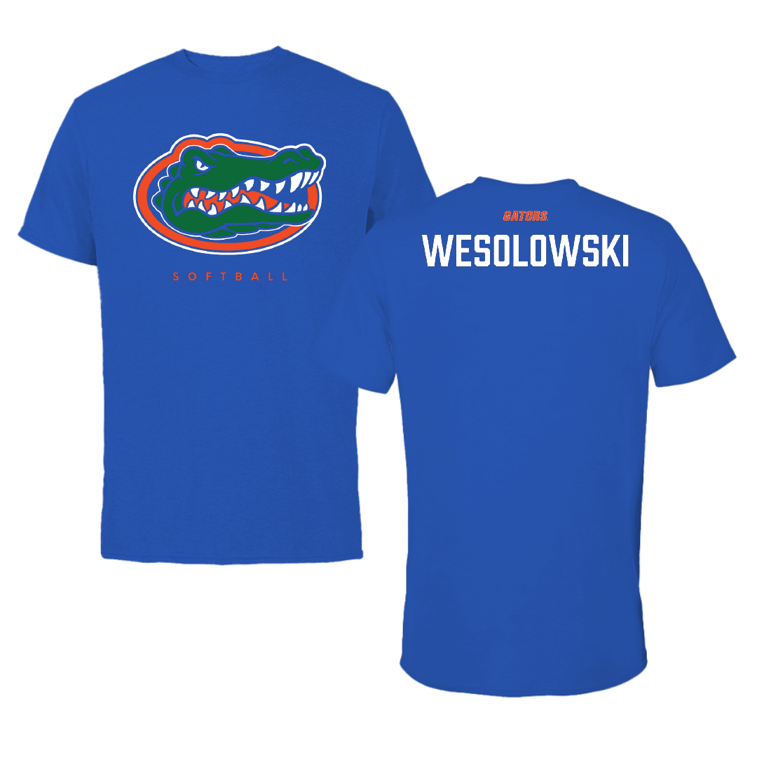 University of Florida Softball Blue Tee - Ella Wesolowski