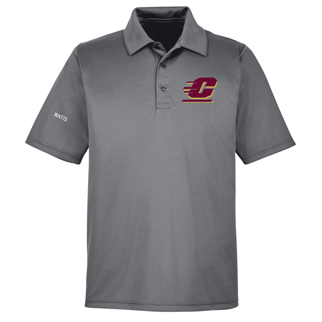 Central Michigan University TF and XC Light Gray Polo - Robyn Watts
