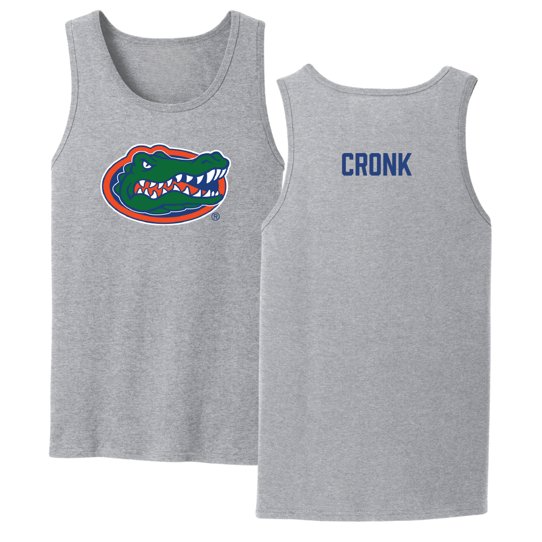 University of Florida Swimming & Diving Sport Gray Tank Top - Micayla Cronk