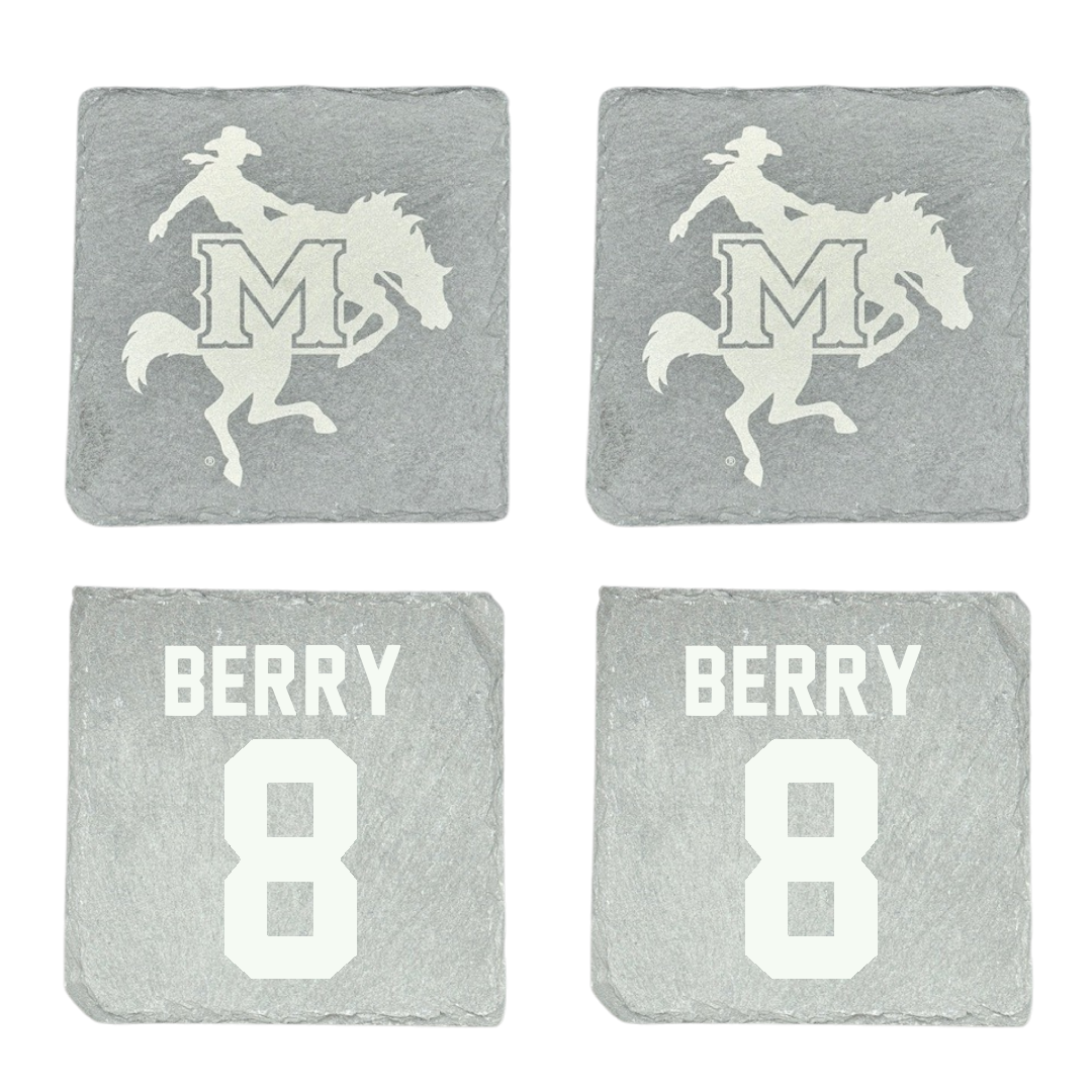 McNeese State University Basketball Stone Coaster (4 Pack)  - #8 Avari Berry