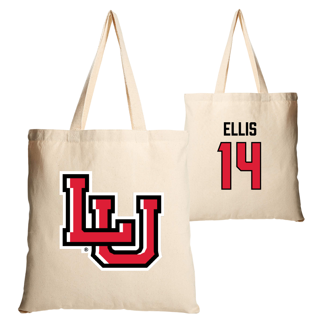 Lamar University Soccer Tan Canvas Tote Bag - #14 Cariel Ellis