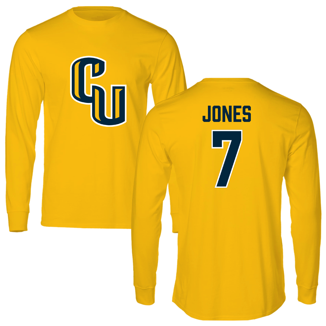 Cedarville University Softball Gold Long Sleeve - #7 Madison Jones