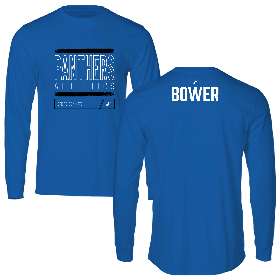 Georgia State University Softball Blue Dominate Performance Long Sleeve - Briana Bower