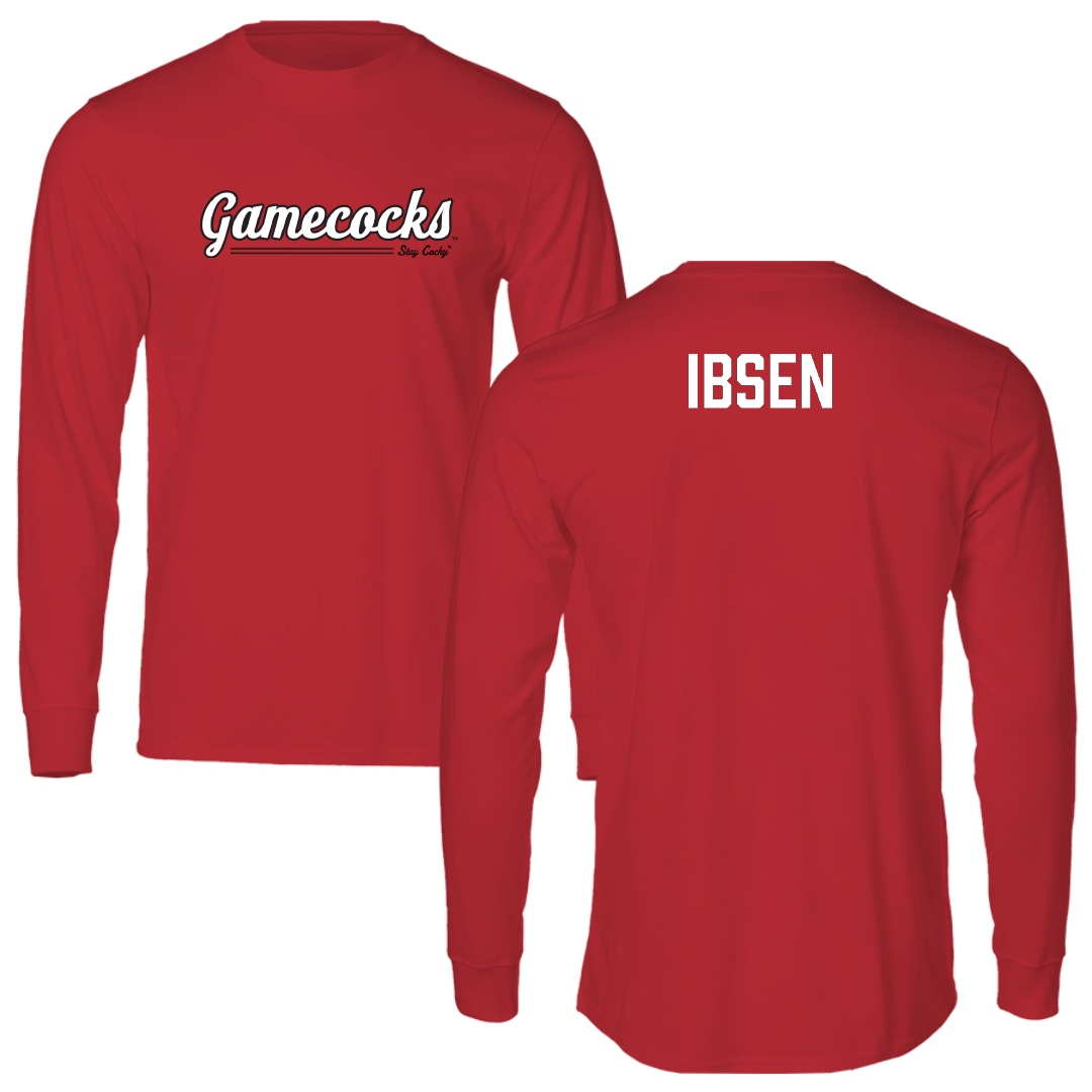 Jacksonville State University TF and XC Red General Long Sleeve - Lennon Ibsen