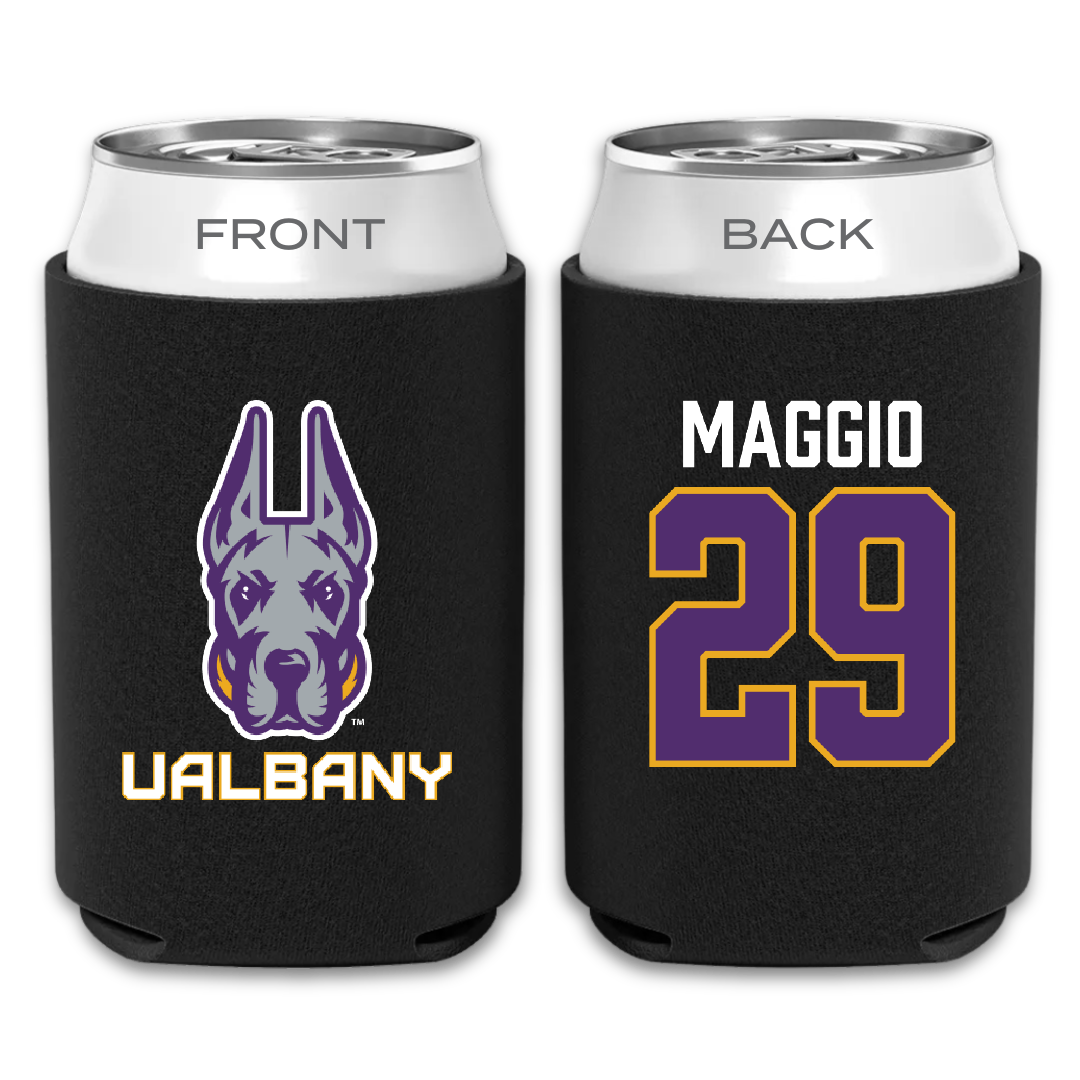 University at Albany Baseball Black Can Cooler - #29 Michael Maggio