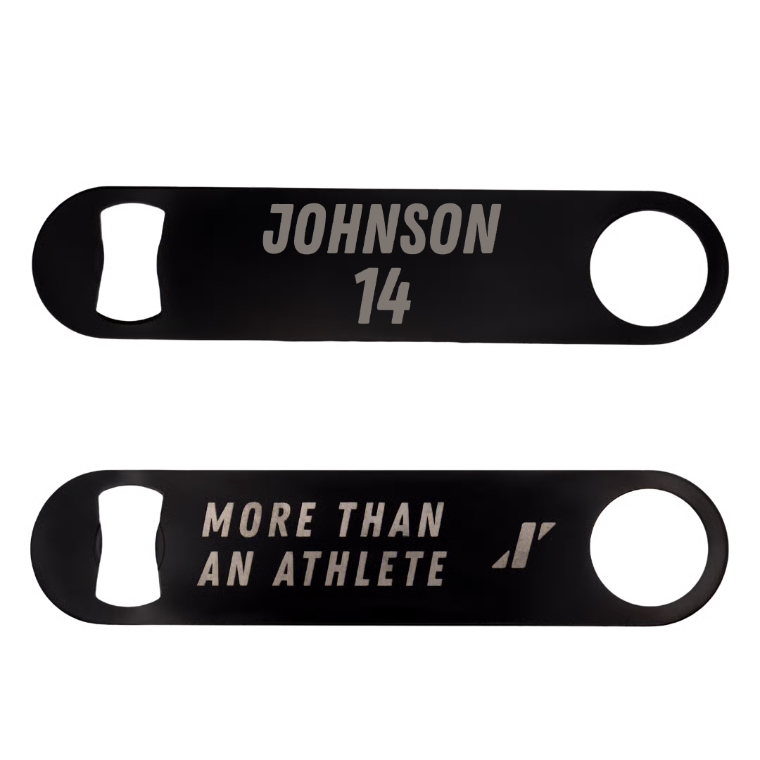 Softball Black Bottle Opener - #14 Taylor Johnson