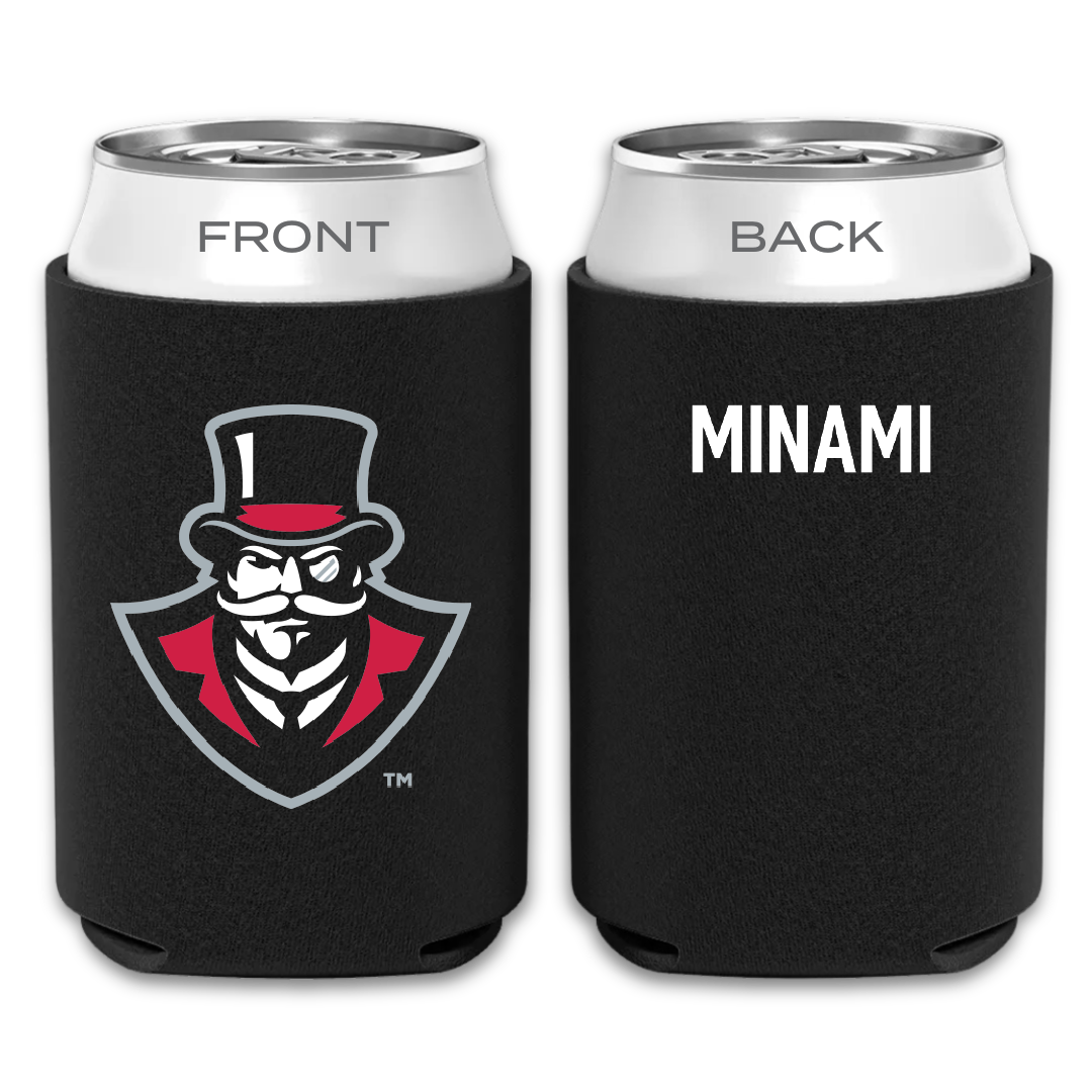 Austin Peay State University Tennis Black Can Cooler - Sota Minami