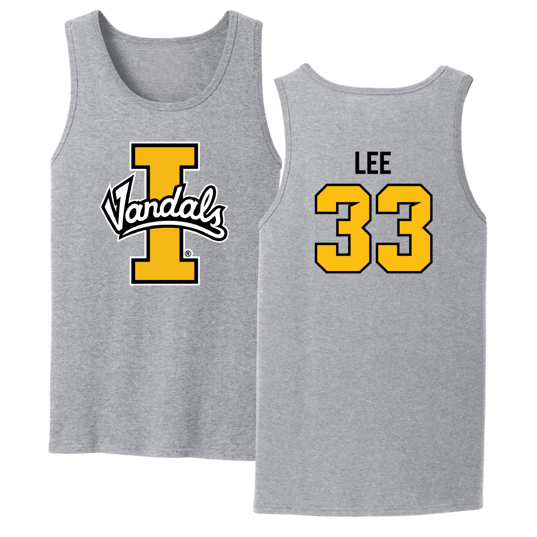 University of Idaho Football Sport Gray Tank Top - #33 Julian Lee