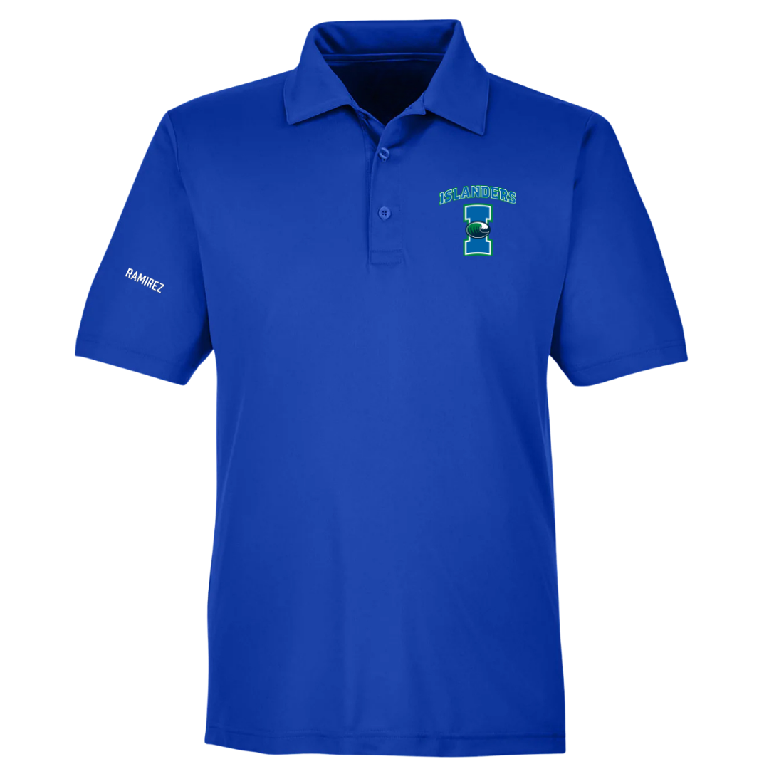 Texas A&M University-Corpus Christi Golf (W) Blue Polo - Lucia Ramirez