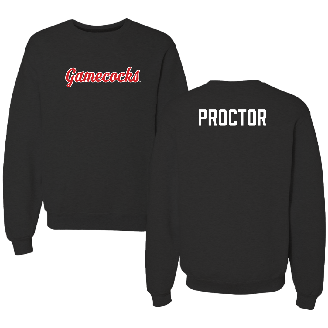 Jacksonville State University TF and XC Black Crewneck - JR Proctor