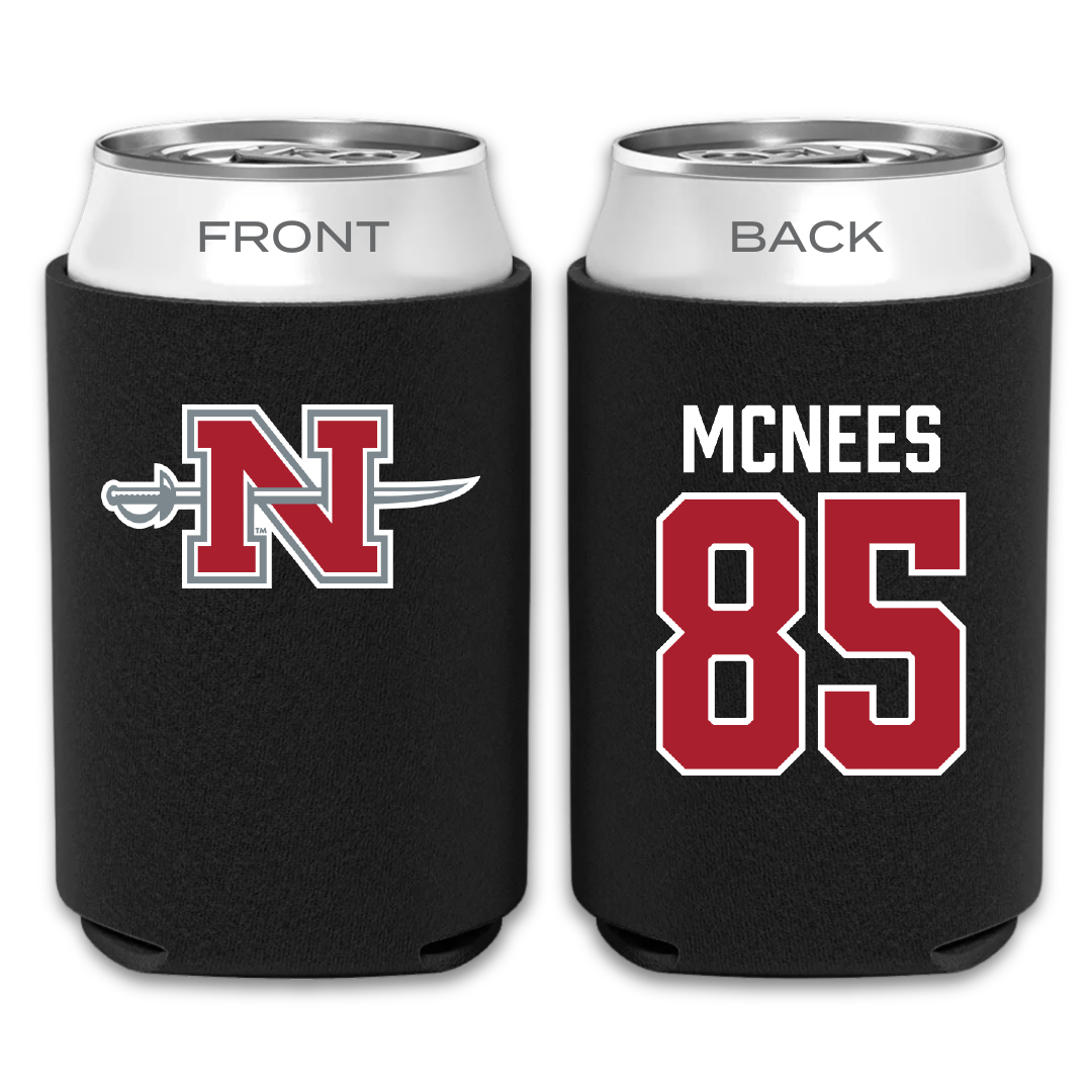 Nicholls State University Football Black Can Cooler - #85 Christian Mcnees