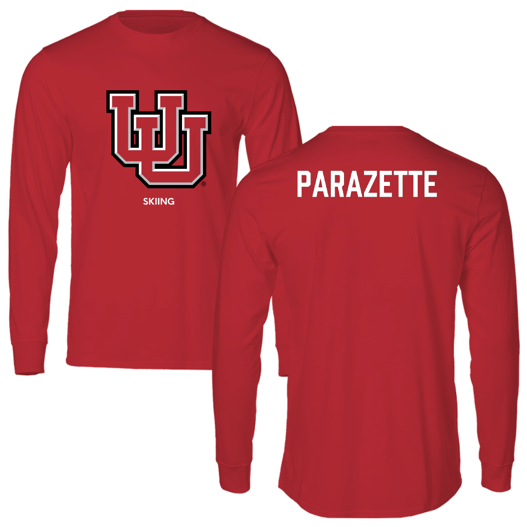 University of Utah Skiing Red Block Performance Long Sleeve - Oliver Parazette