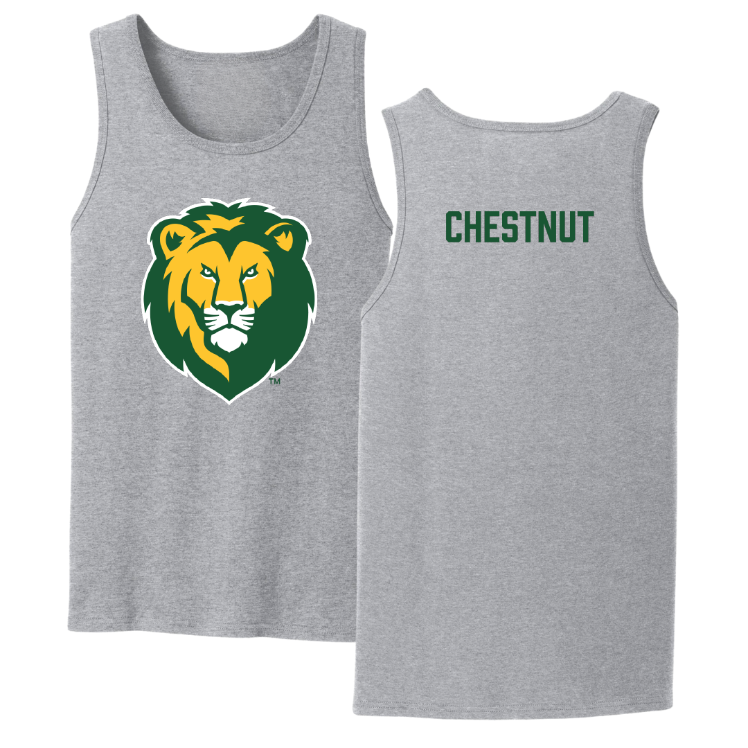 Southeastern Louisiana University TF and XC Sport Gray Tank Top - Darian Chestnut