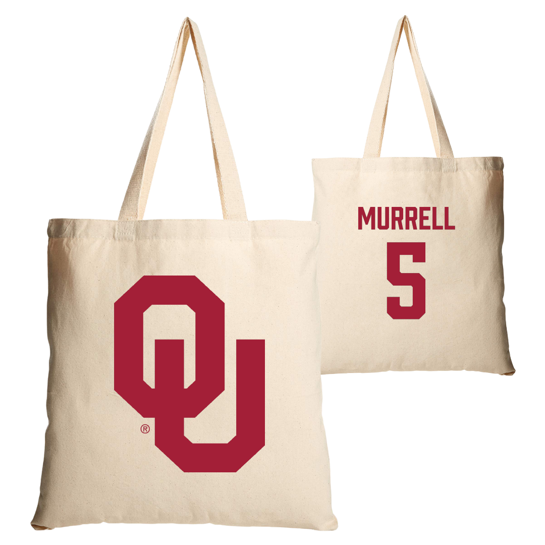 University of Oklahoma Soccer Tan Canvas Tote Bag - #5 Hadley Murrell