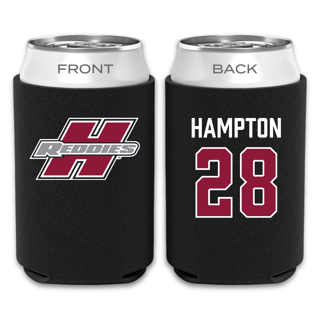 Henderson State University Football Black Can Cooler - #28 Terrance Hampton