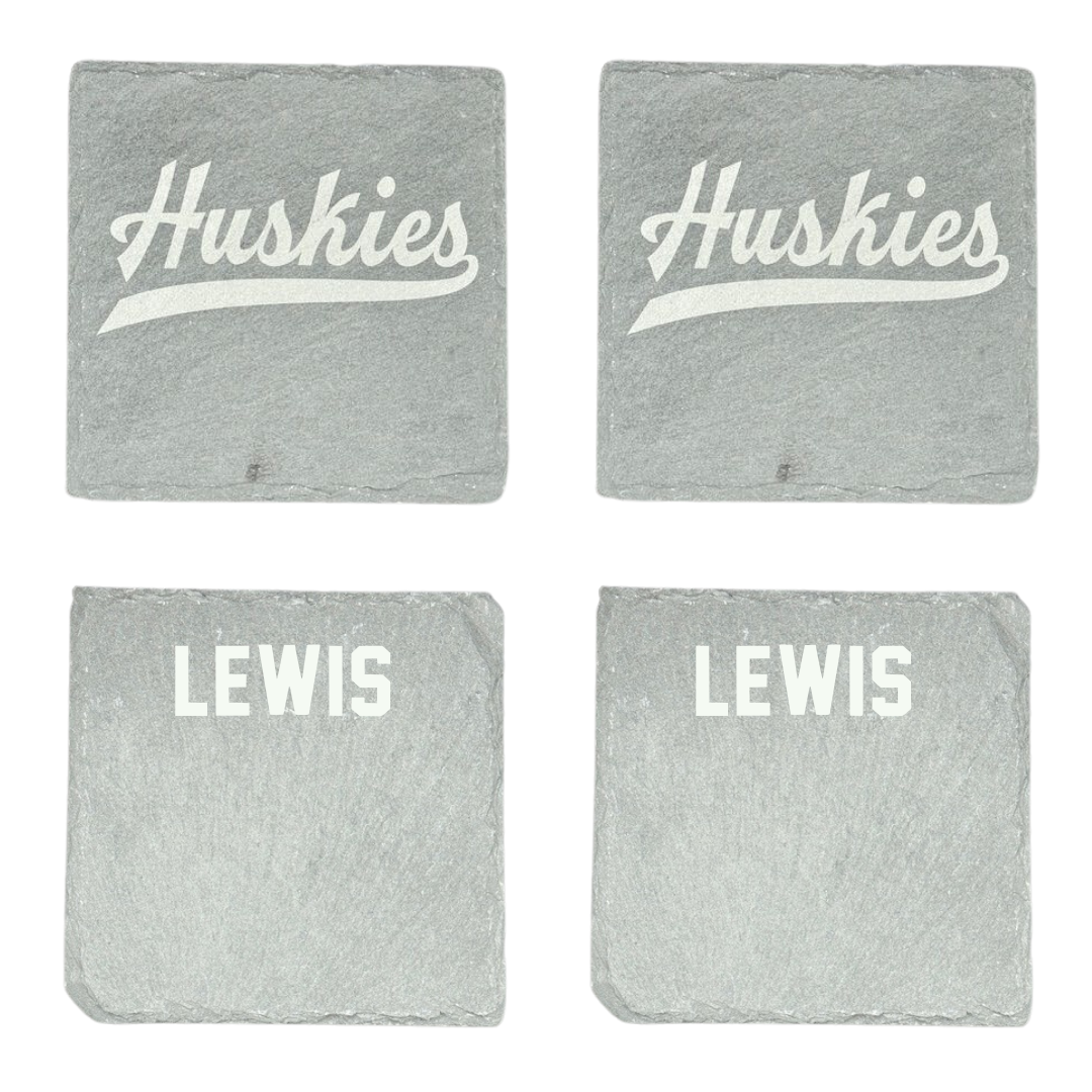 Houston Christian University Football Stone Coaster (4 Pack)  - Darius Lewis