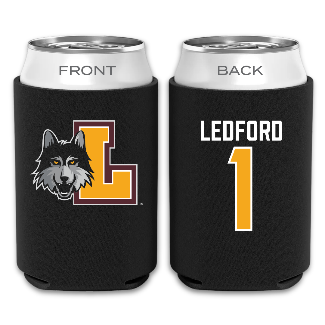 Loyola University-Chicago Volleyball Black Can Cooler - #1 Charlie Ledford