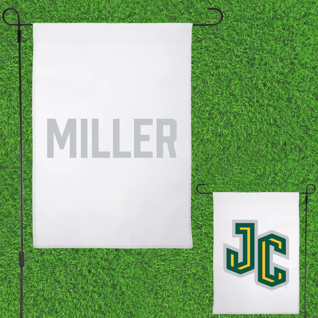 New Jersey City University Wrestling (W) White Garden Flag - Gabrielle Miller