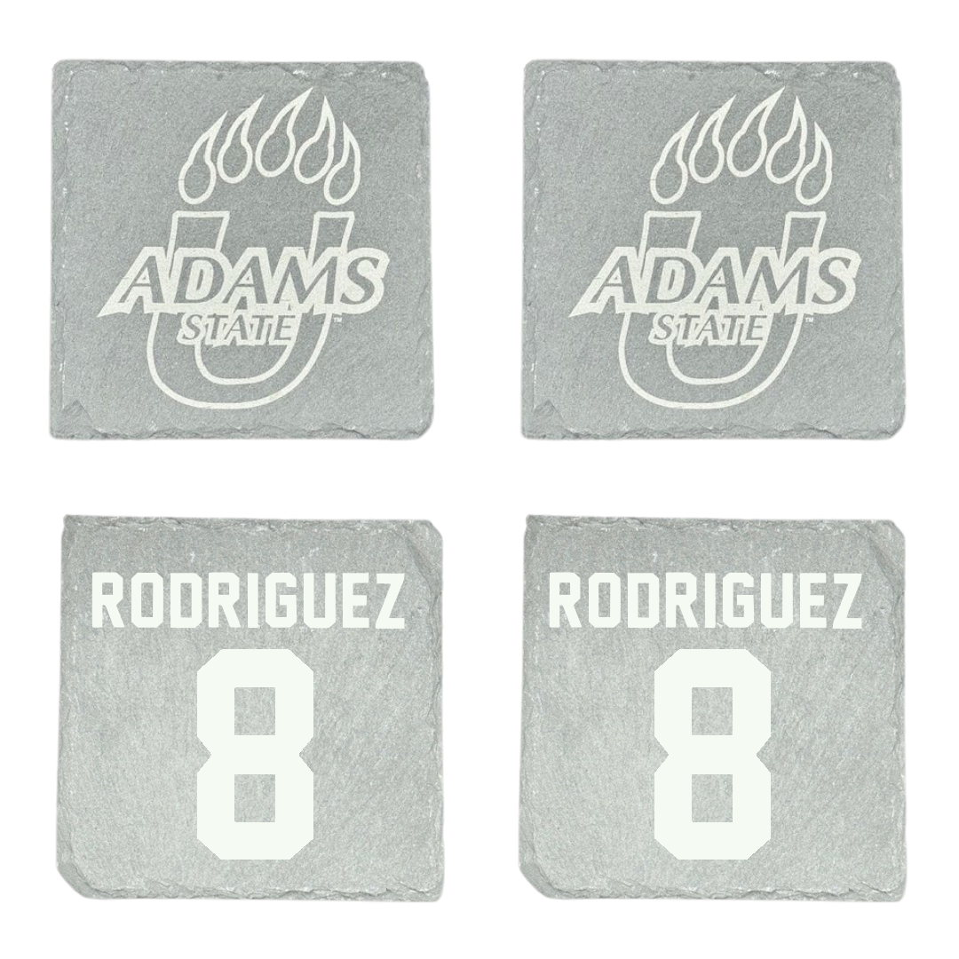 Adams State University Football Stone Coaster (4 Pack)  - #8 Benjamin Rodriguez