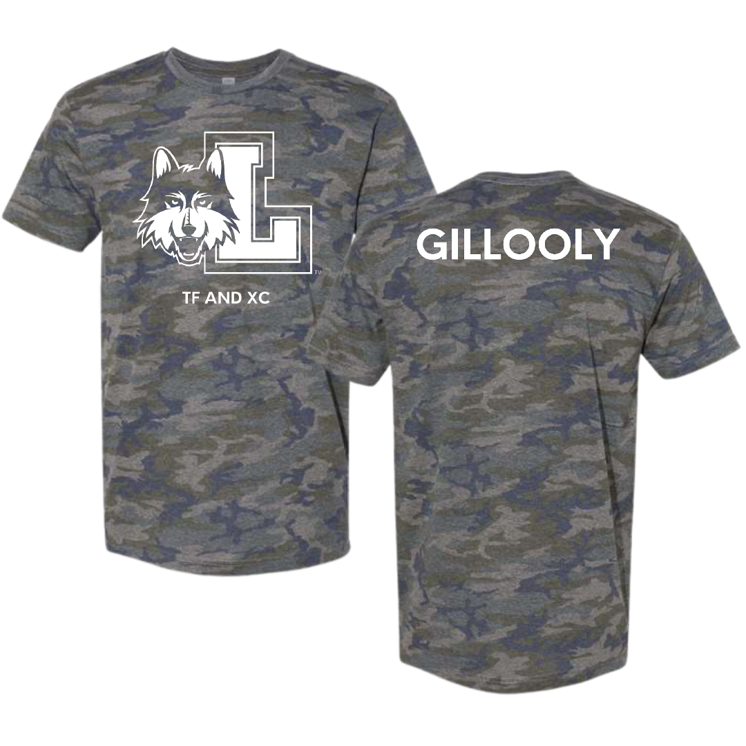 Loyola University-Chicago TF and XC Vintage Camo Tee - Ali Gillooly