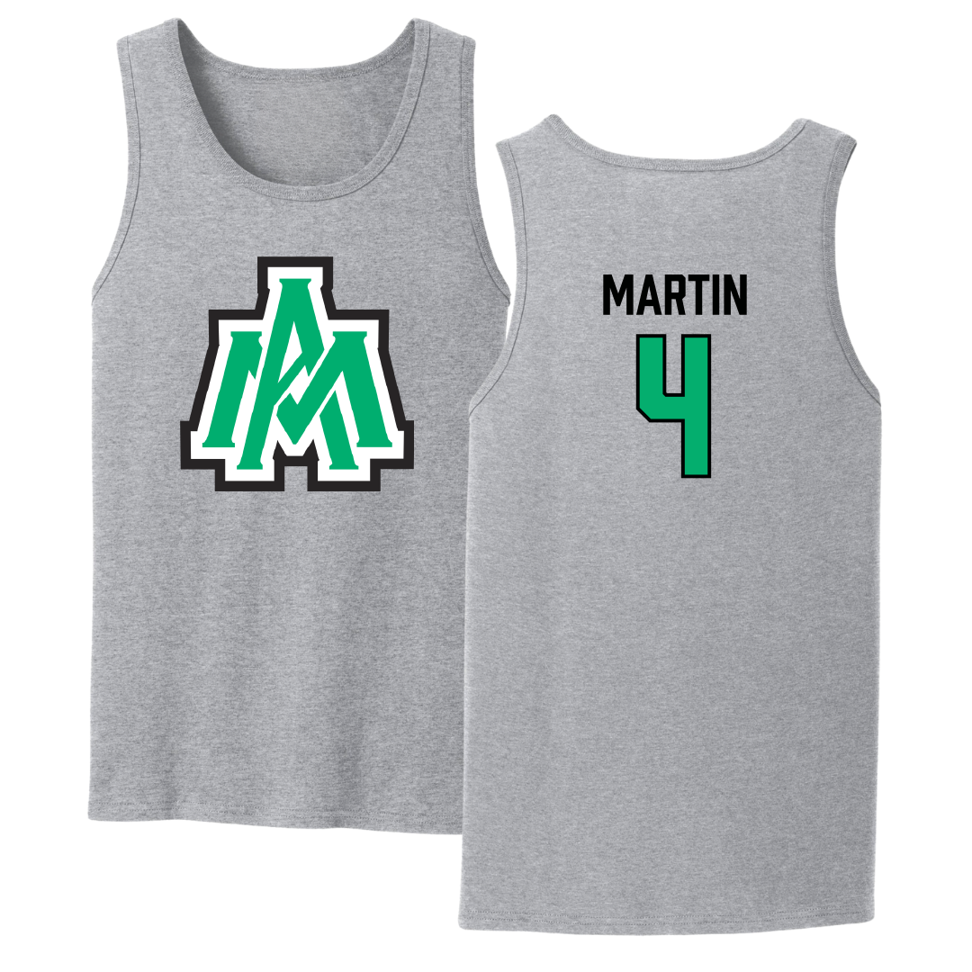 University of Arkansas-Monticello Softball Sport Gray Tank Top - #4 Makenzie Martin