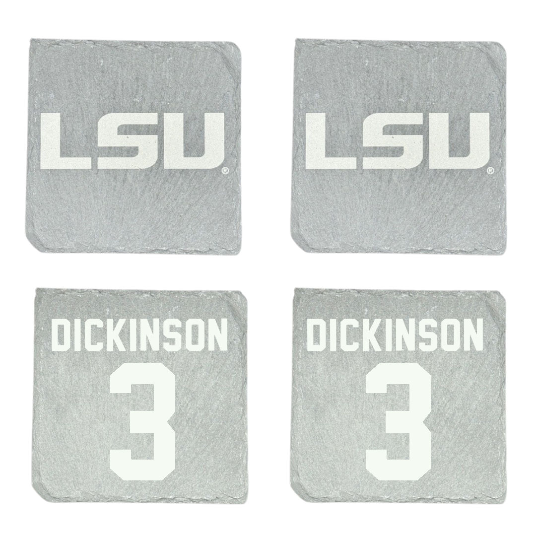 Louisiana State University Baseball Stone Coaster (4 Pack)  - #3 Daniel Dickinson