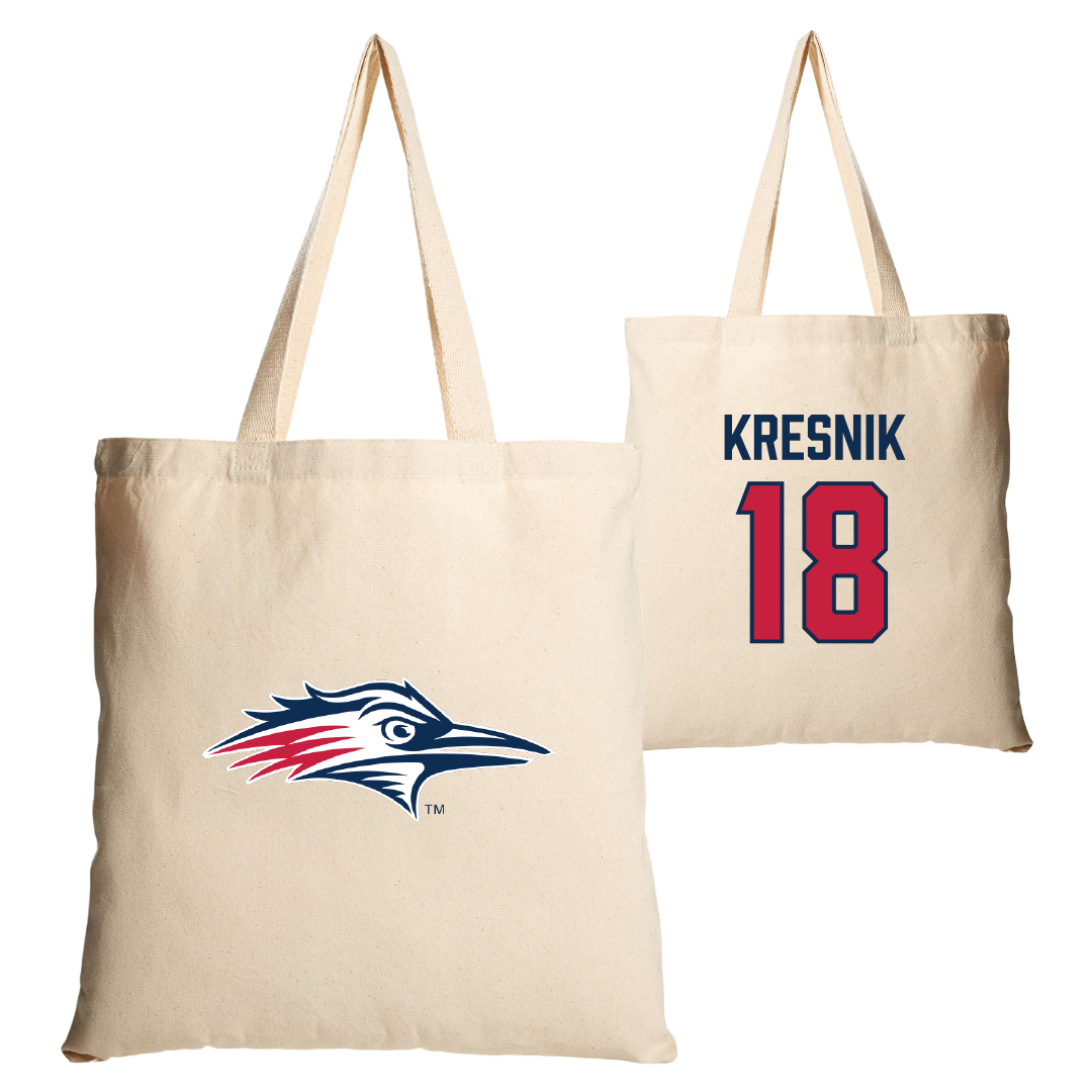Metropolitan State University of Denver Soccer Tan Canvas Tote Bag - #18 Joseph Kresnik