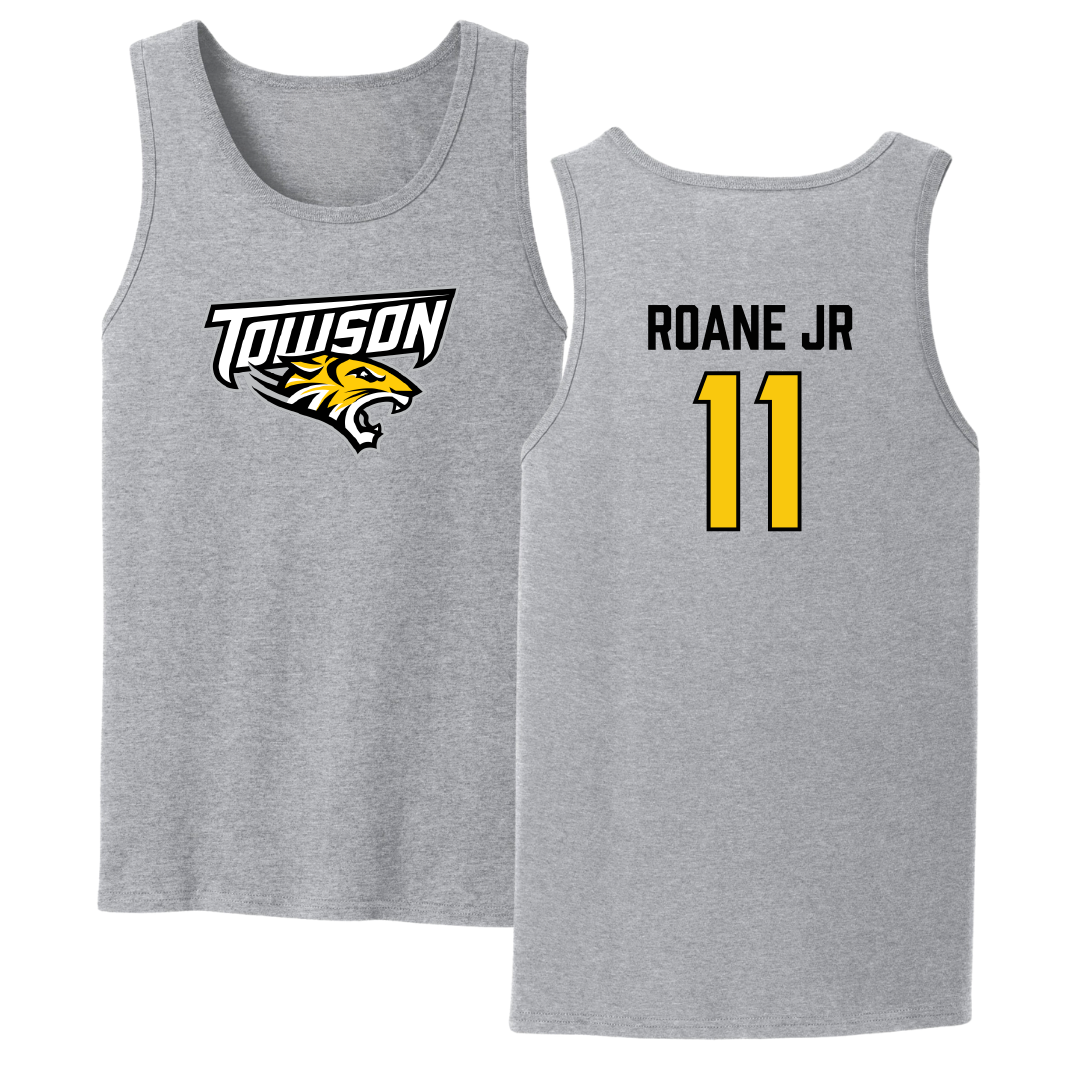 Towson University Football Sport Gray Tank Top - #11 Rodney Roane Jr