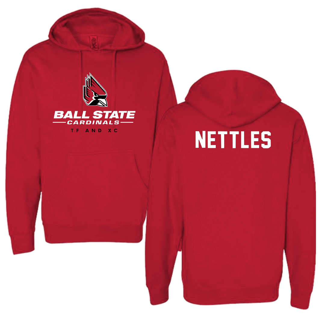 Ball State University TF and XC Red Hoodie - Kenli Nettles