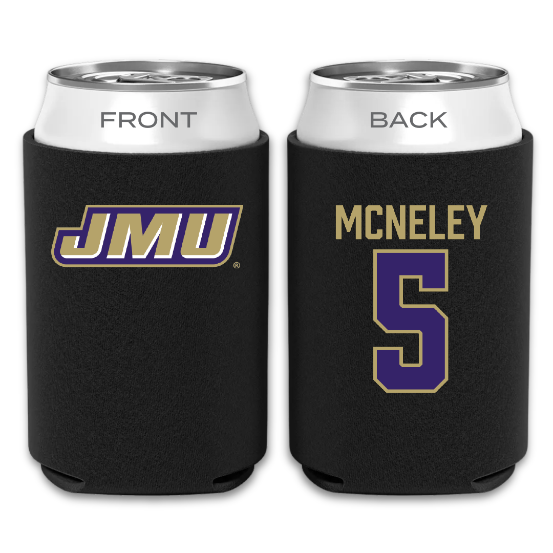James Madison University Volleyball Black Can Cooler - #5 Julia McNeley