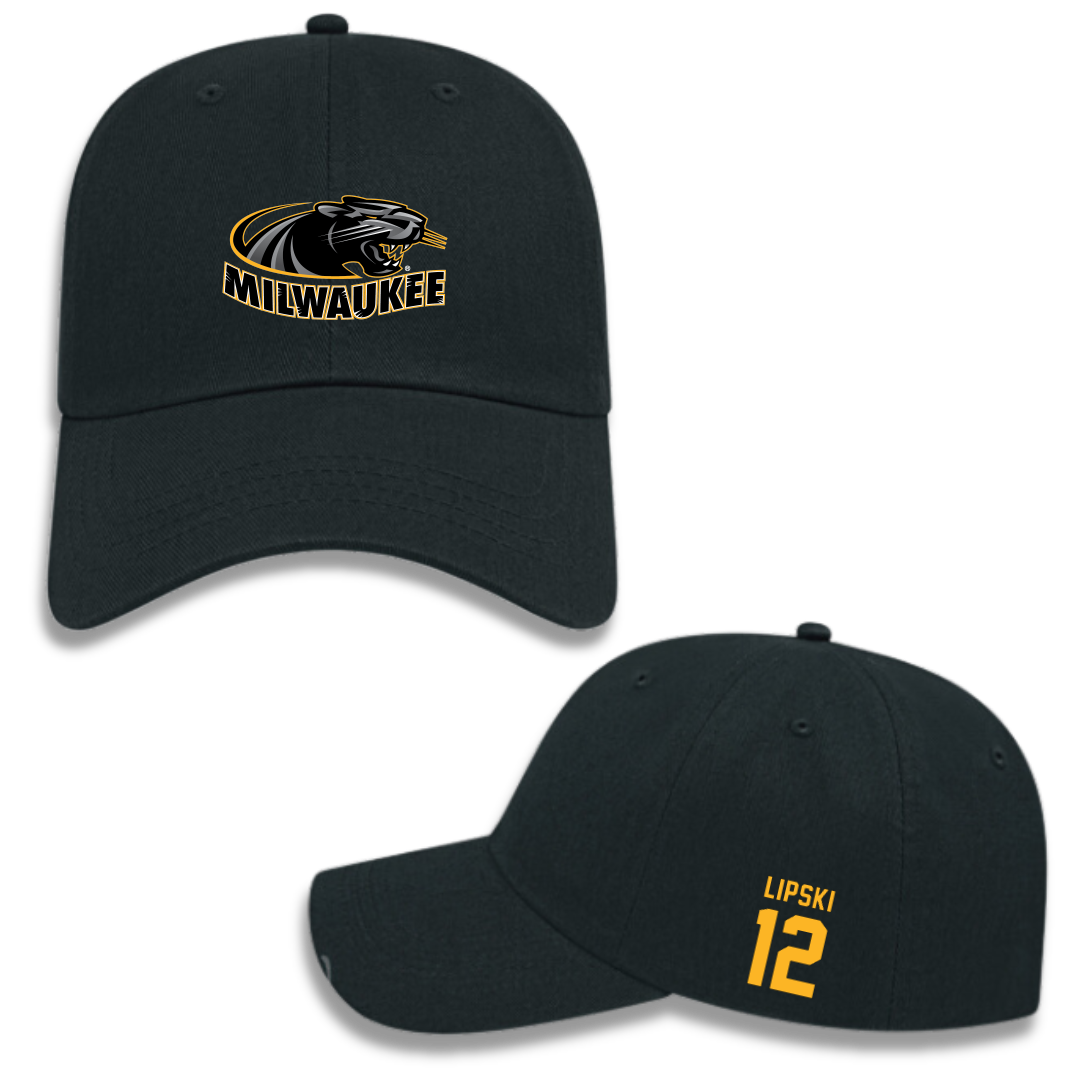 University of Wisconsin-Milwaukee Volleyball (W) Black Hat - #12 Bella Lipski
