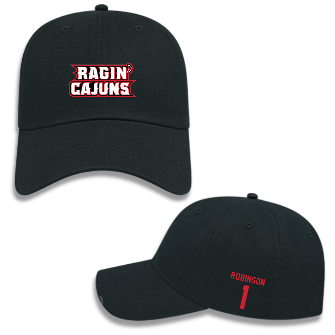 University of Louisiana at Lafayette Basketball (W) Black Hat - #1 Tamiah Robinson