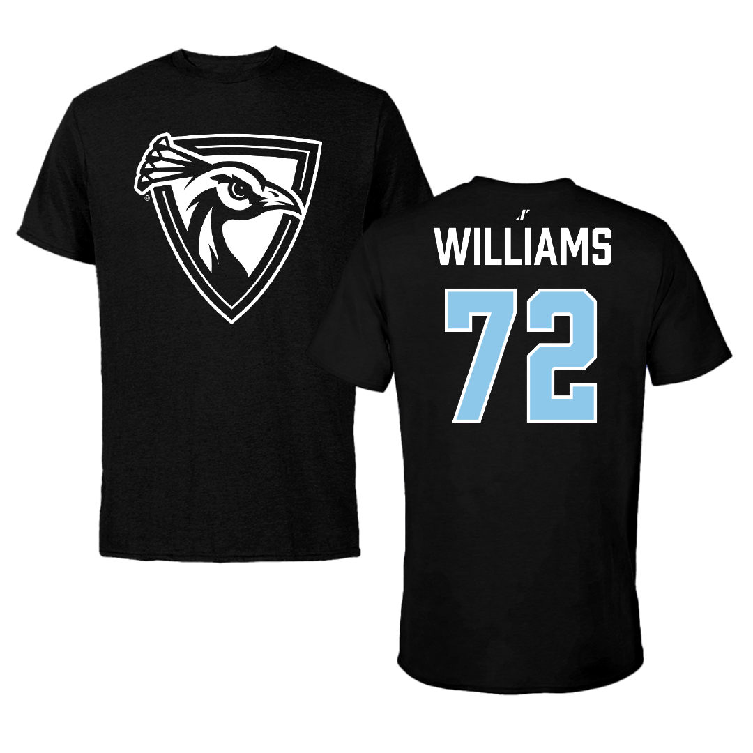 Upper Iowa University Football Black Performance Tee - #72 Caleb Williams