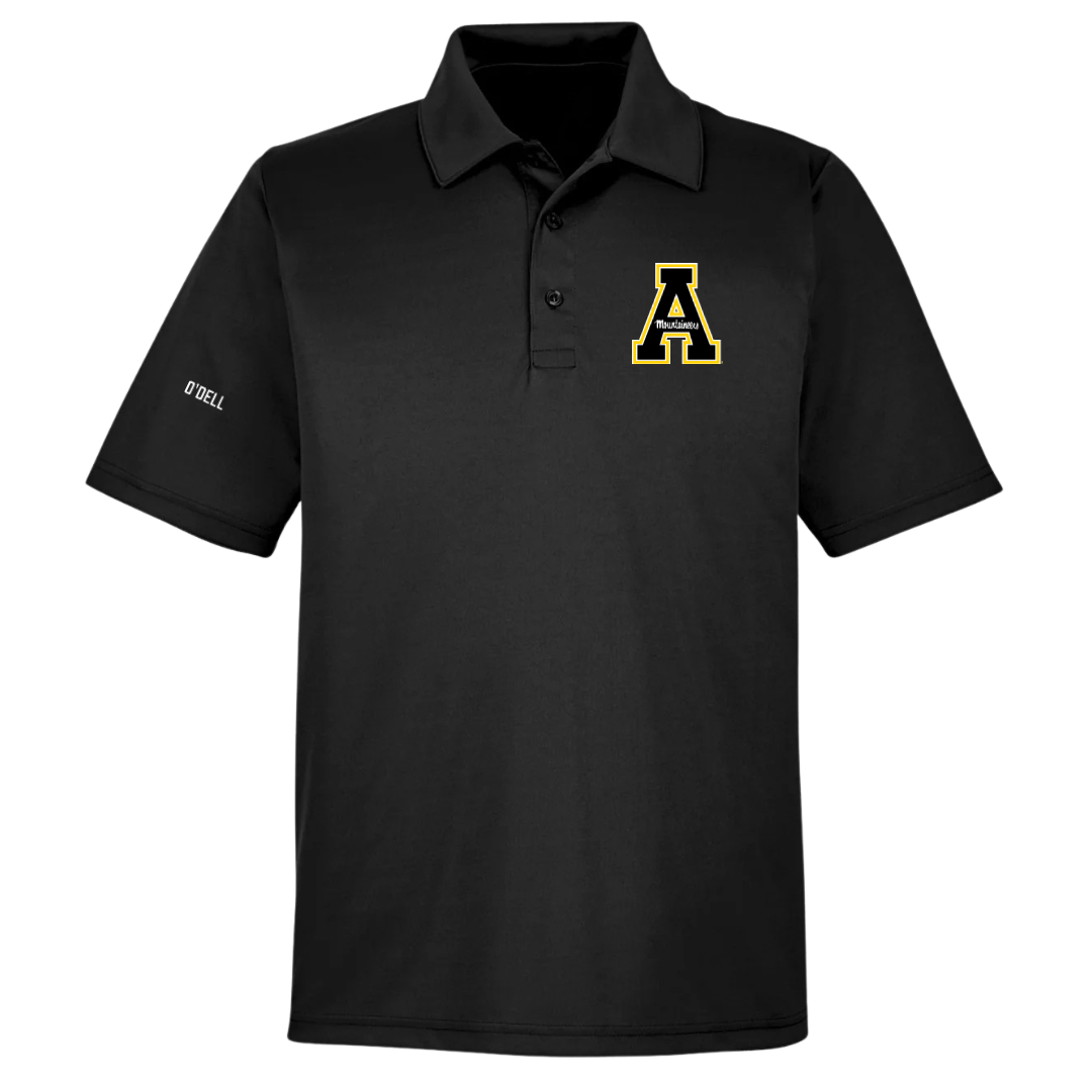 Appalachian State University Wrestling (M) Black Polo - Kailan O'Dell