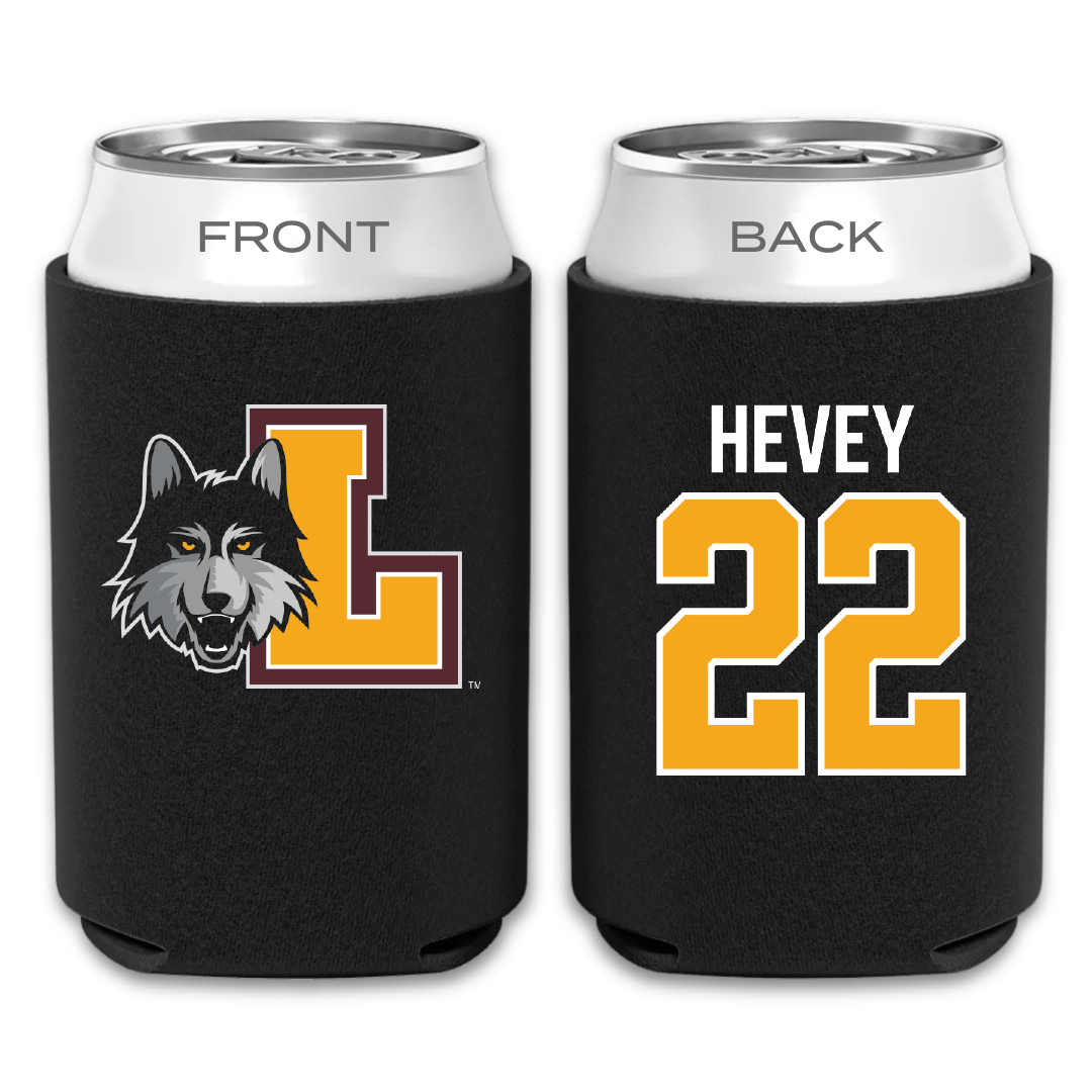 Loyola University-Chicago Soccer Black Can Cooler - #22 Zoe Hevey