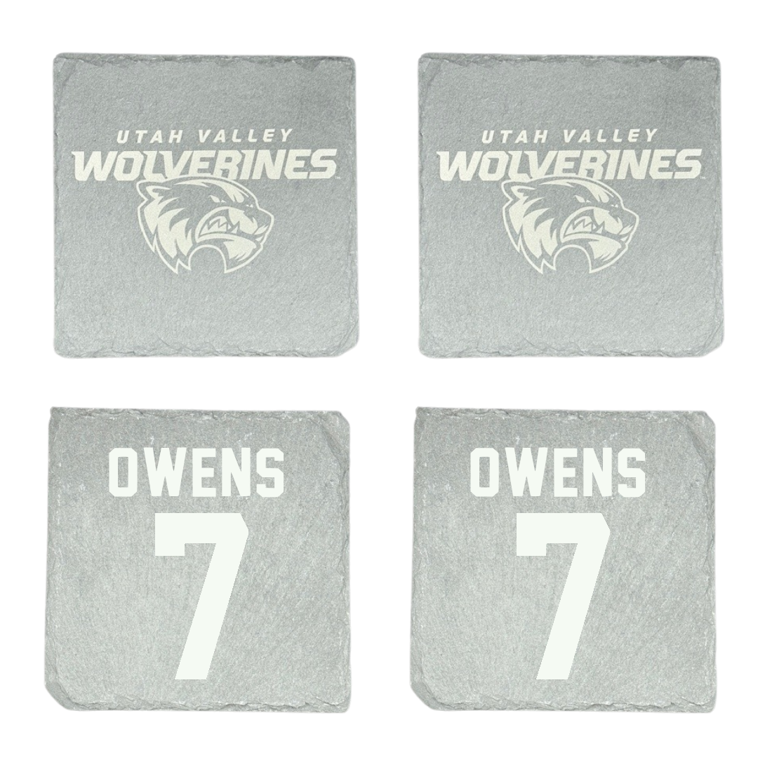 Utah Valley University Soccer Stone Coaster (4 Pack)  - #7 Mia Owens