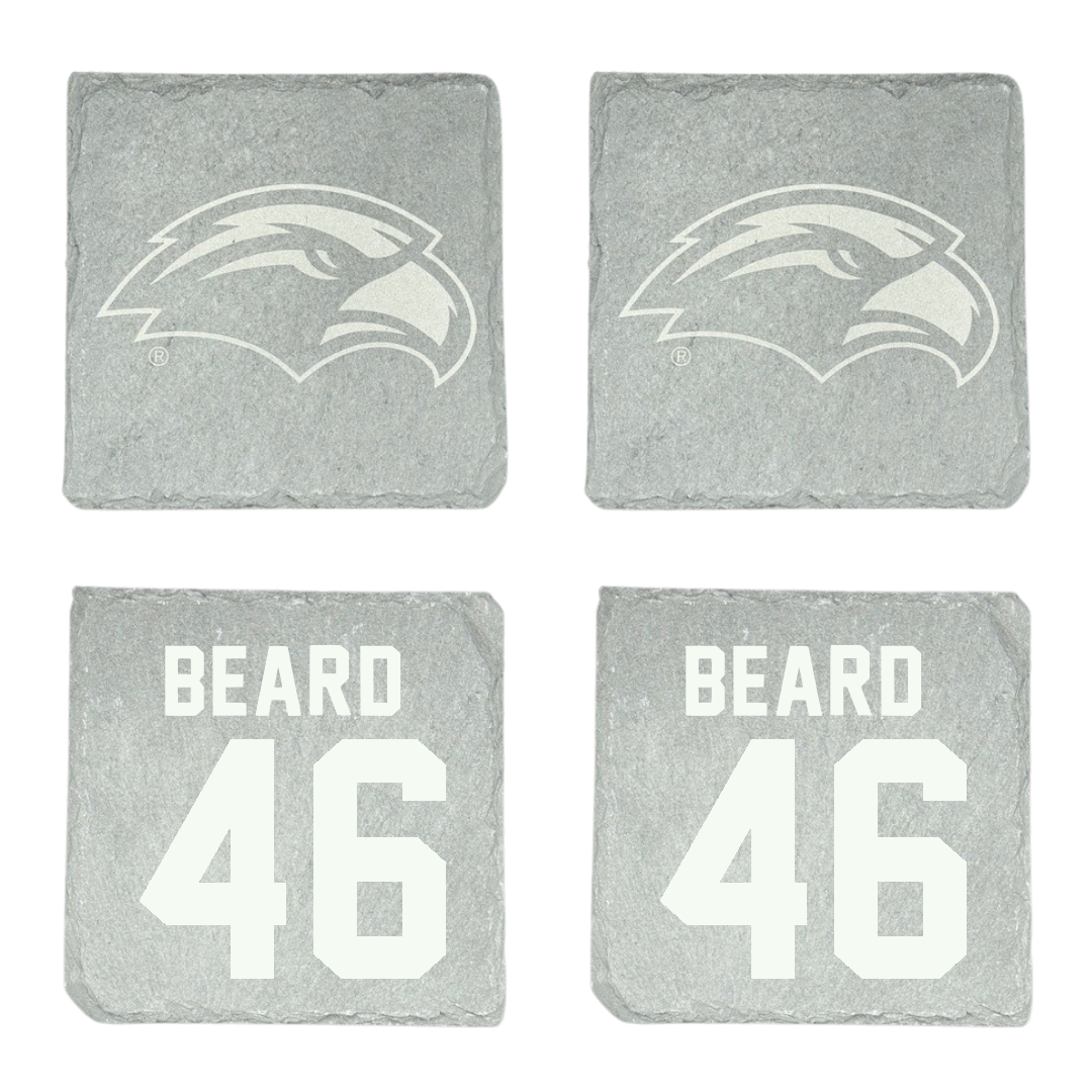 The University of Southern Mississippi Football Stone Coaster (4 Pack)  - #46 Luke Beard