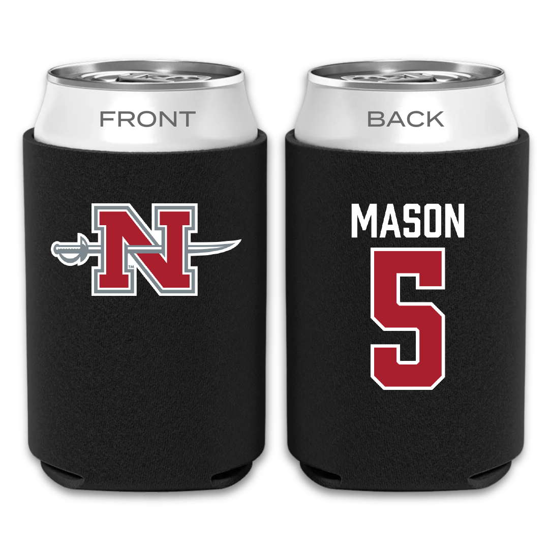 Nicholls State University Beach Volleyball Black Can Cooler - #5 Hailey Mason
