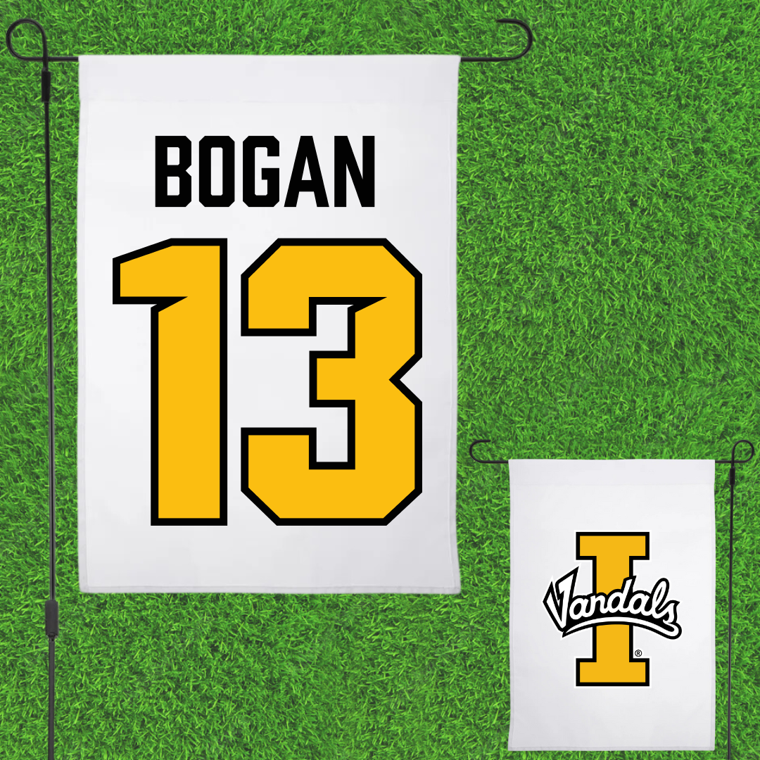 University of Idaho Football White Garden Flag - #13 Chance Bogan