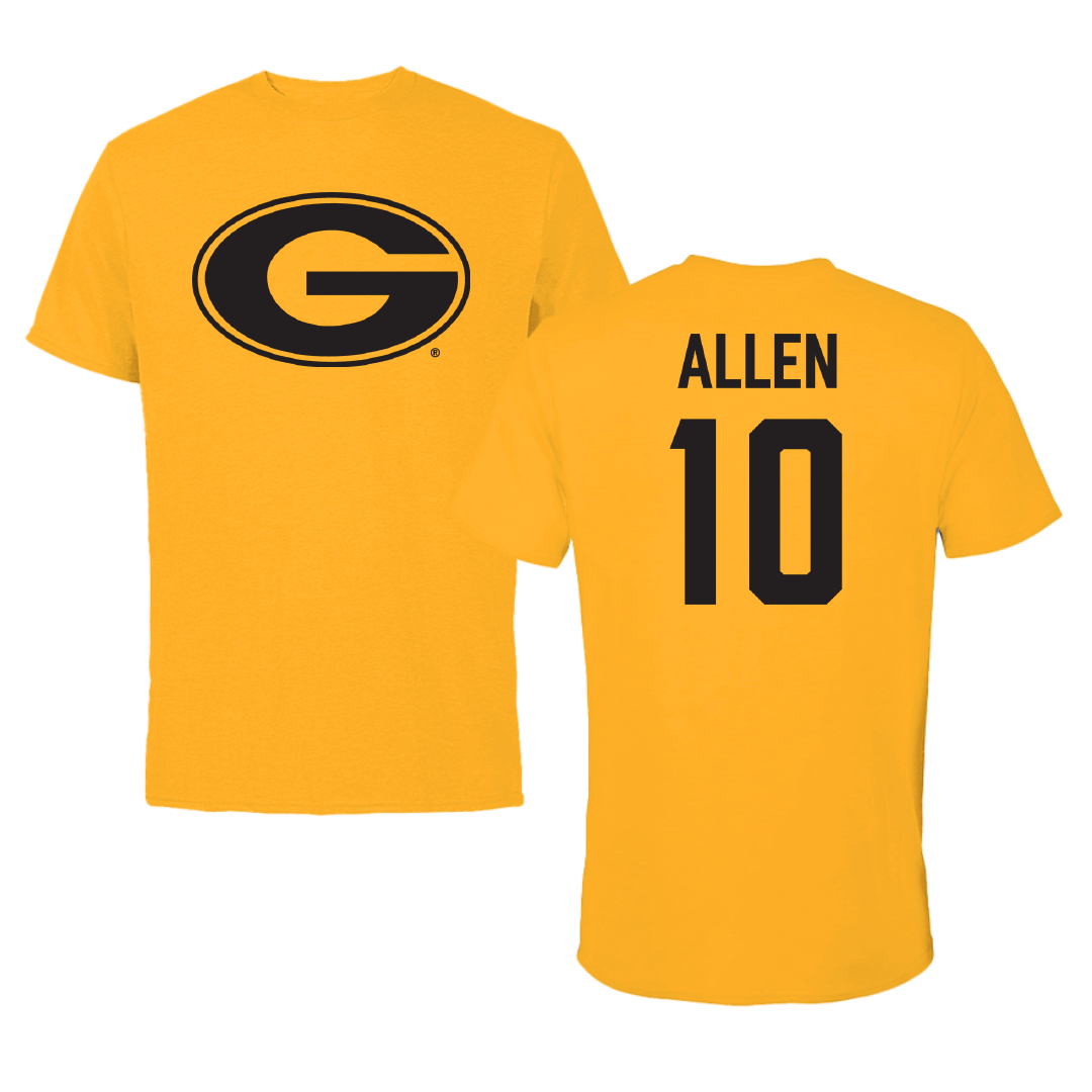 Grambling State University Baseball Gold Performance Tee - #10 Payton Allen