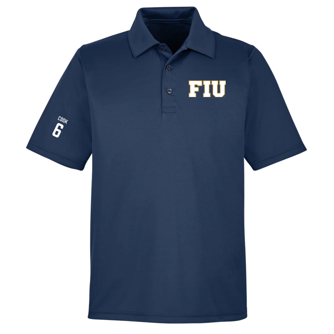 Florida International University Volleyball (W) Navy Polo - #6 Savannah Cook
