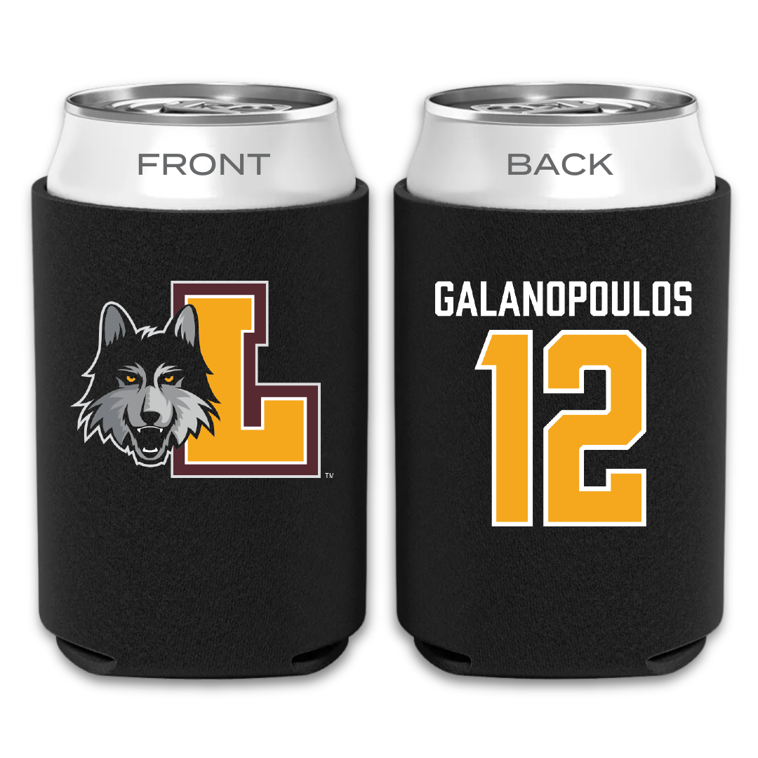 Loyola University-Chicago Basketball Black Can Cooler - #12 Sam Galanopoulos