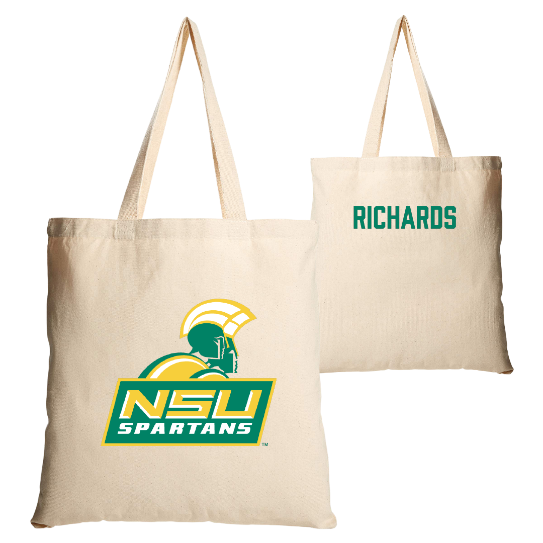 Norfolk State University TF and XC Tan Canvas Tote Bag - Indya Richards
