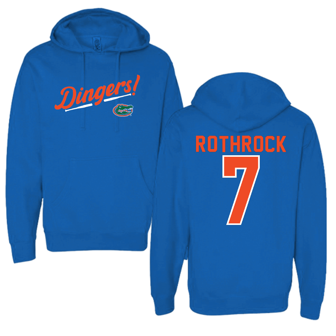 University of Florida Softball Blue Dingers Hoodie - #7 Keagan Rothrock