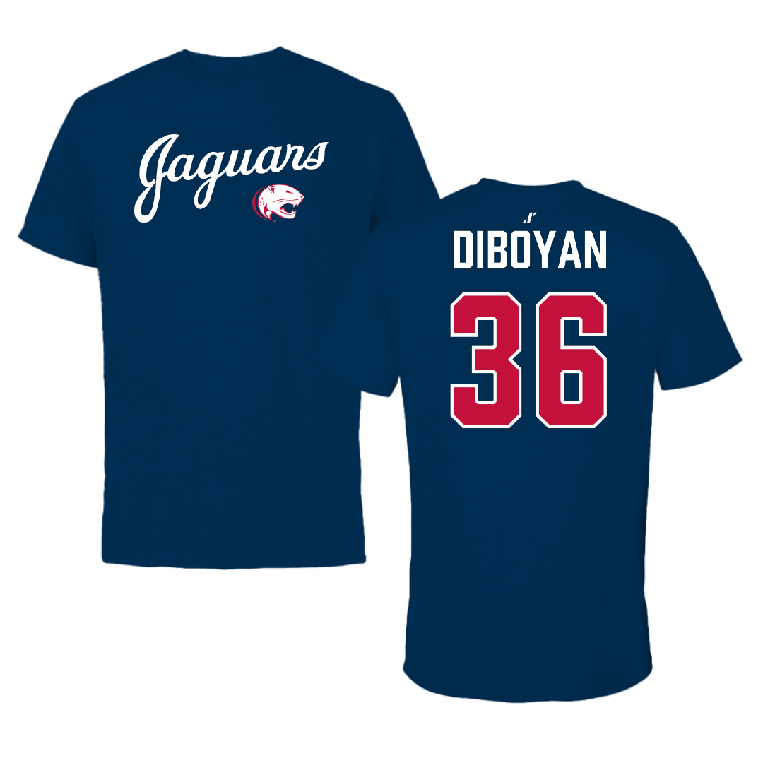 University of South Alabama Football Navy General Tee - #36 Hamilton DiBoyan
